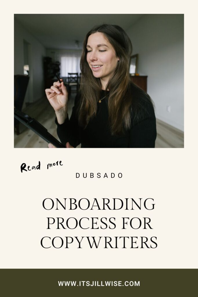 onboarding process for copywriters