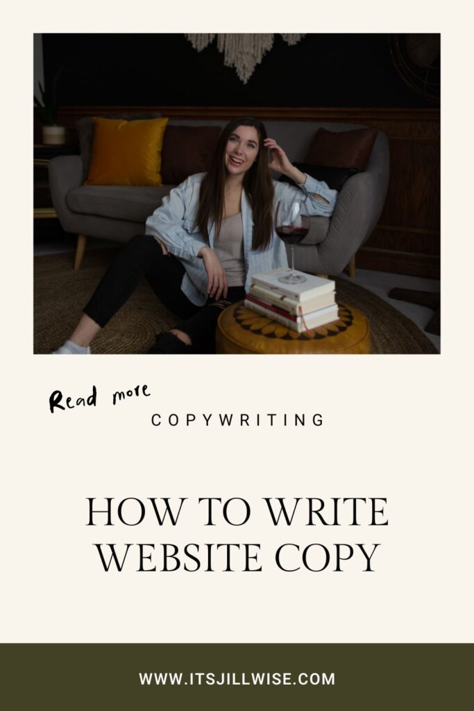 How to write copy for a website