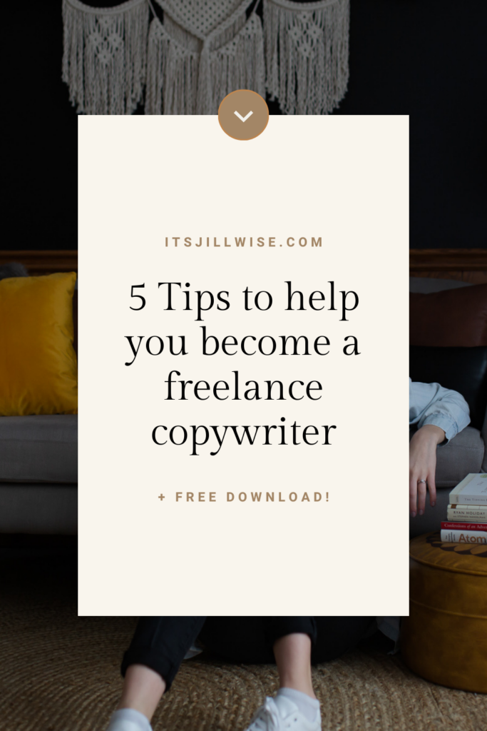 How to become a copywriter with 5 simple tips.