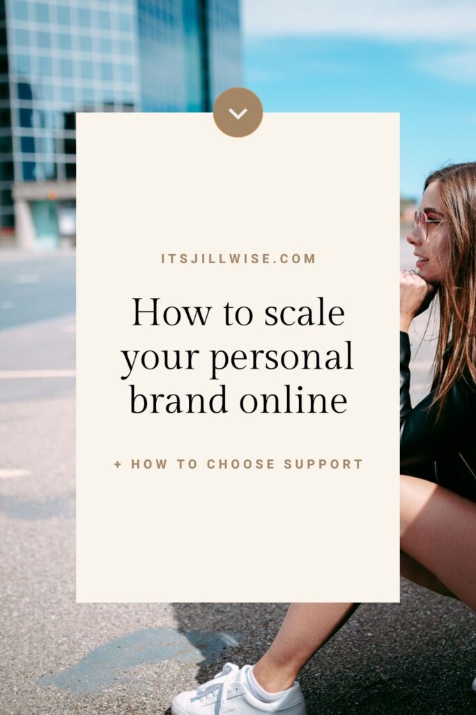 Grow and scale your personal brand online with the support of a personal brand consultant.