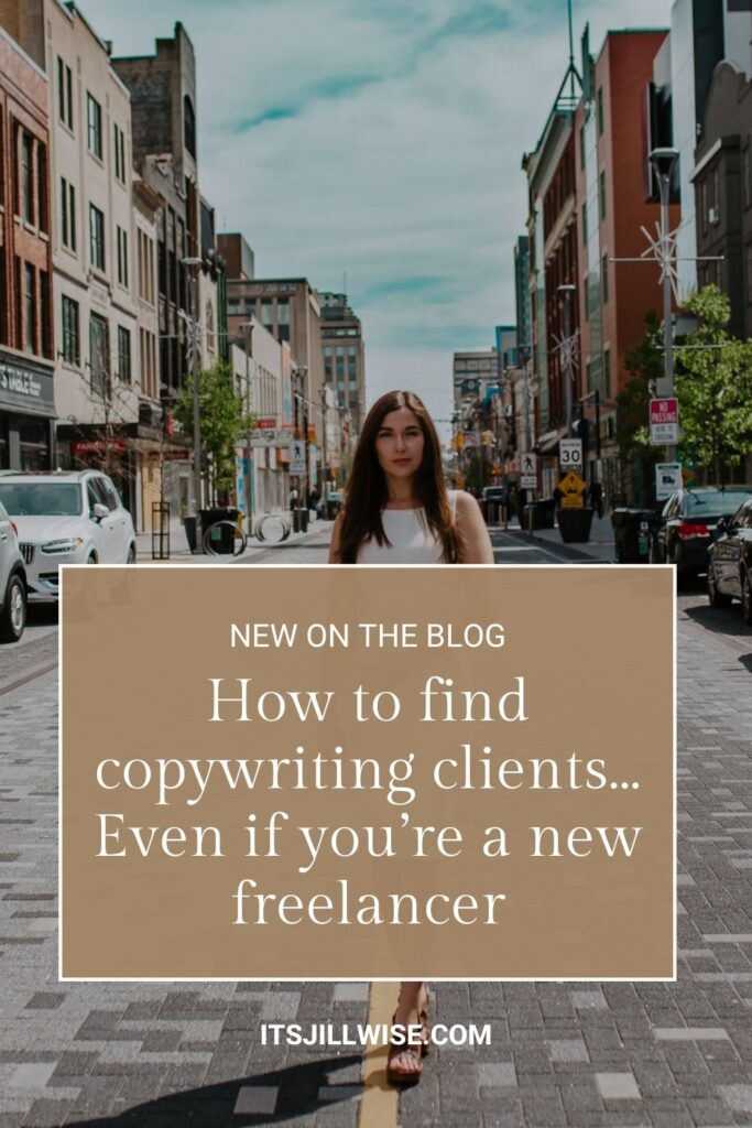 How to get copywriting clients as a beginner.